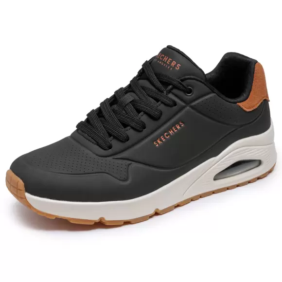 Herre Sneakers - SKECHERS - SKECHERS Uno - Suited On Air 183004 BLK