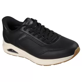Herre Sneakers - SKECHERS - SKECHERS Relaxed Fit: Arch Fit UNO - Relaxing On Air 183443 BLK