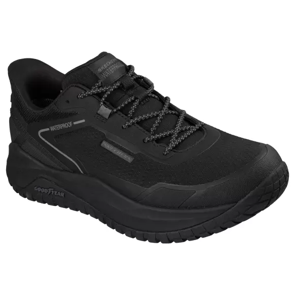 Herre Sneakers - SKECHERS - SKECHERS Relaxed Fit: Slip-ins: Badger - Koda - Waterproof 211367 BBK
