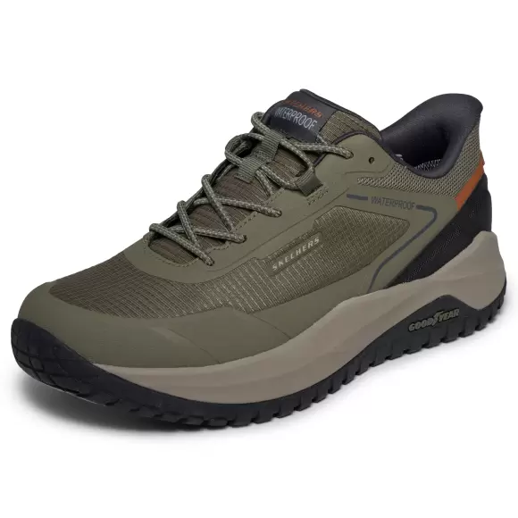 Herre Sneakers - SKECHERS - SKECHERS Relaxed Fit: Slip-ins: Badger - Koda - Waterproof 211367 OLV