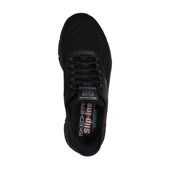 Herre Sneakers - SKECHERS - SKECHERS Relaxed Fit: Slip-ins: D'Lux Walker 2.0 - Rezinate 232446 BBK