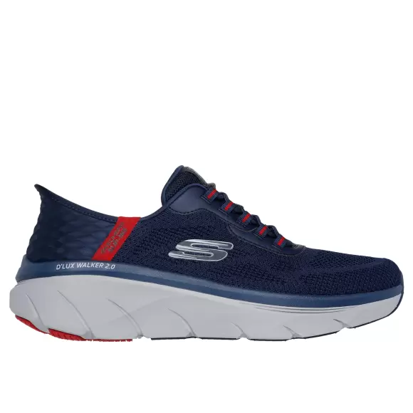 Herre Sneakers - SKECHERS - SKECHERS Relaxed Fit: Slip-ins: D'Lux Walker 2.0 - Rezinate 232446 NVRD
