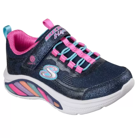 Børne Sneakers - SKECHERS - SKECHERS RAINBOW CRUISERS - GLITZY GLO 303726LC NVMT