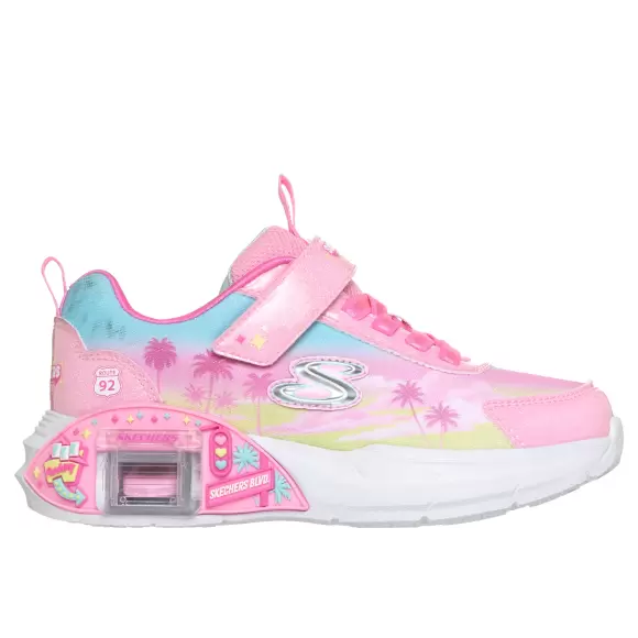 Børne Sneakers - SKECHERS - SKECHERS GARAGE - GLAM RACER 304351L PKMT