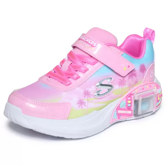 Børne Sneakers - SKECHERS - SKECHERS GARAGE - GLAM RACER 304351L PKMT