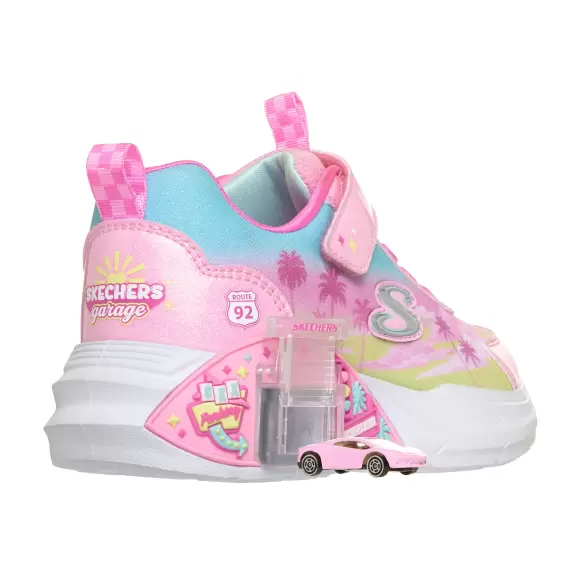 Børne Sneakers - SKECHERS - SKECHERS GARAGE - GLAM RACER 304351L PKMT