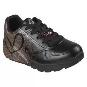 Børne Sneakers - SKECHERS - SKECHERS UNO LITE - HEARTDUST FOREVER 310814L BKRG