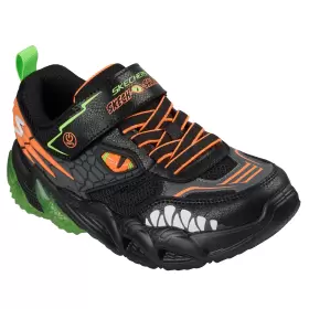 Børne Sneakers - SKECHERS - SKECHERS SKECH-O-SAURUS LIGHTS 3.0 400175LC BKLM