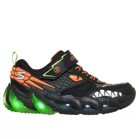 Børne Sneakers - SKECHERS - SKECHERS SKECH-O-SAURUS LIGHTS 3.0 400175LC BKLM