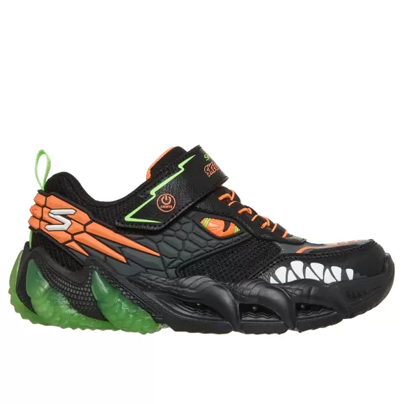 Børne Sneakers - SKECHERS - SKECHERS SKECH-O-SAURUS LIGHTS 3.0 400175LC BKLM