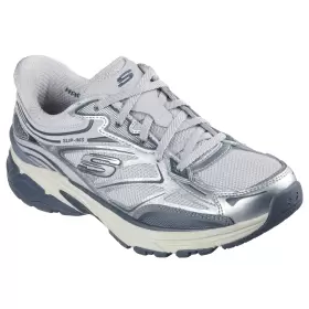 Dame Sneakers - SKECHERS - SKECHERS Slip-ins: Stamina Sport 150710 SIL