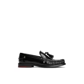 Dame Sko - Tommy Hilfiger - Tommy Hilfiger SQUARE TOE TASSEL LOAFER FW0FW09492BDS