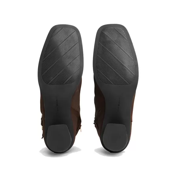 Dame Støvler - Tommy Hilfiger - Tommy Hilfiger TH STRAP SUEDE BLOCK HEEL BOOT FW0FW09521GUG