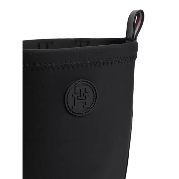 Dame Gummistøvler - Tommy Hilfiger - Tommy Hilfiger TH STAMP WARM KNEE RAIN BOOT FW0FW09678BDS