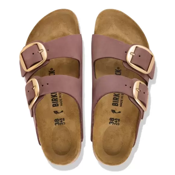 Dame Sandaler - BIRKENSTOCK - BIRKENSTOCK Arizona Big Buckle Nubuck Leather Women 1032970
