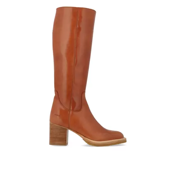 Dame Støvler - ANGULUS - ANGULUS 70s inspired long shafted leather boot 7694-101-1836