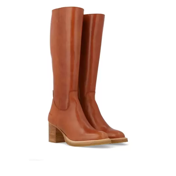 Dame Støvler - ANGULUS - ANGULUS 70s inspired long shafted leather boot 7694-101-1836