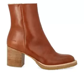 Dame Støvler - ANGULUS - ANGULUS Block heel boot with zipper 7696-101-1838