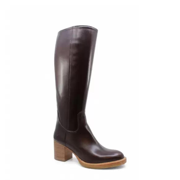 Dame Støvler - ANGULUS - ANGULUS 70s inspired long shafted leather boot 7694-101-1836