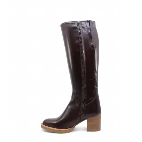 Dame Støvler - ANGULUS - ANGULUS 70s inspired long shafted leather boot 7694-101-1836
