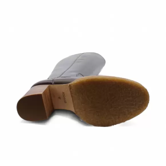 Dame Støvler - ANGULUS - ANGULUS 70s inspired long shafted leather boot 7694-101-1836